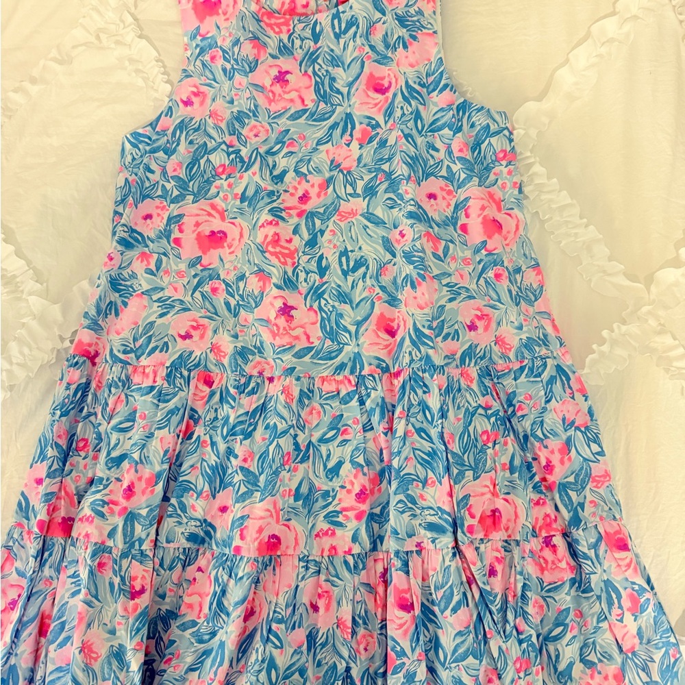 Lilly Pulitzer Pink and Blue Floral Dress